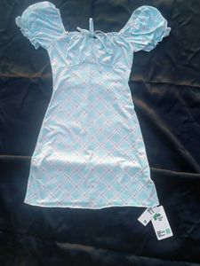 brand new (newme) Mint Checkered Mini dress