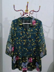 Korean Floral Top