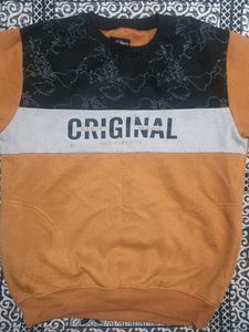 Stylish Color Block Sweatshirt