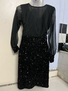 Pintrest Sparkly Black Party Dress