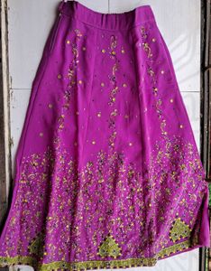 Multicolour Beautiful Heavy Lehenga (11-12years)