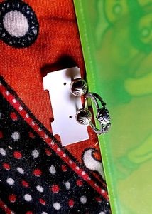 Ring &amp; Stud Earrings Set