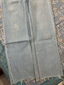 Light Blue Flared High Waist Denim Jeans