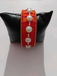 Pearl Bangle Bracelet