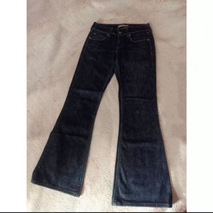 Low Waisted Flare Leg Jeans