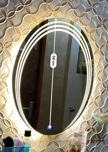 Spark Glass Oval LED Touch Sensor Light