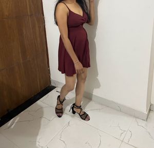 Burgundy Twist-Front Mini Dress