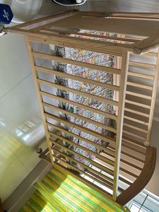 Baby Wood Cot Crib: Hunyhuny