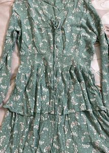 Butterfly Print Mini Dress