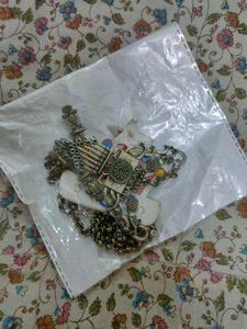 Oxidised Long Necklace