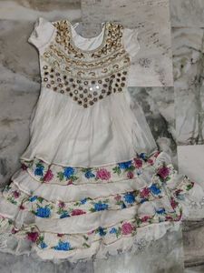 Girls&#39; White Dress