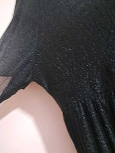 New Georgette Soft Black Dress