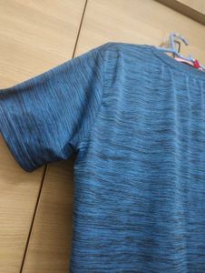 Blue Heathered T-Shirt