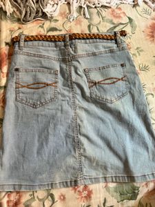 Denim Mini Skirt