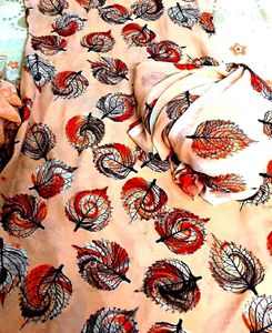 Silk Salwar Suit With Duppata Donation