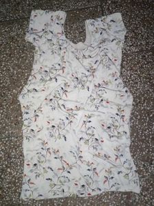 White Silk Suit Plazzo With Dupatta