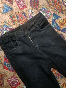 Black Bell Bottom Jeans