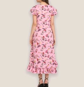 Pink Ruffled Dress