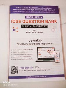 Oswal Class 10th Chemistry Question Bank