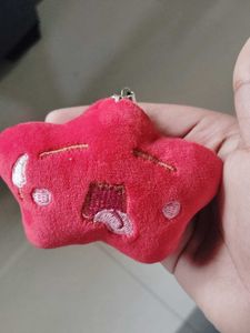 Sad Star Plush Keychain