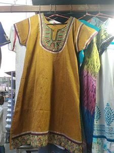 Embroidered Tunic Dress