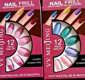12 Fake Nails Set