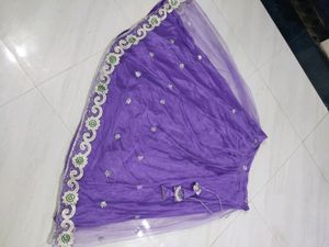 Lavender Beautiful Stitched Lehenga 🥰💗