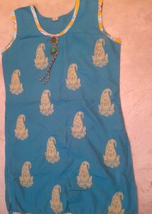 Daily Wear Kurti Pajama Chunni Set