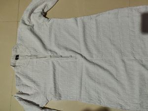White Straight Kurti