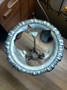 Vintage Metal Bowl Holder Stand