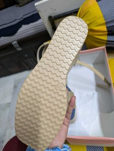 Beige Platform Sandals