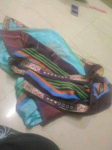Set of 2 Unique Print Scarves Only Saree