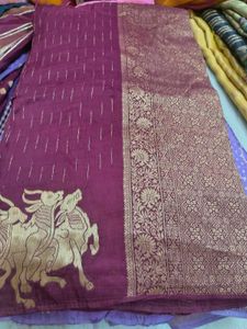 Pure Raw Mango Saree