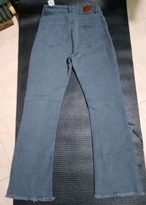 Grey Bootcut Jeans