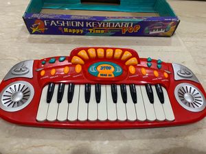 Rockstar Red Musical Keyboard With Tunes For Kids