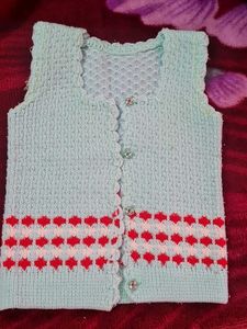 Adorable Knitted Baby Vest