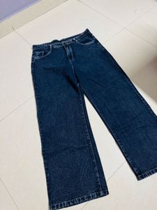 Wide Leg Dark Wash Jeans