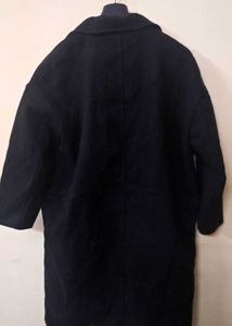 Korean Trendy Black Trench Coat