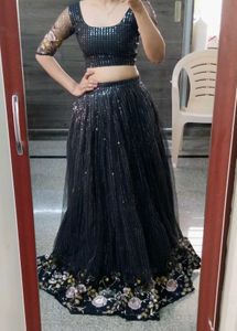 Sparkling Black Lehenga Choli