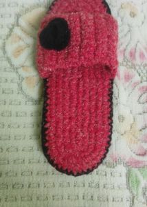 Cute Red crochet Slippers