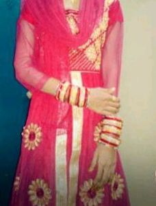 Purple Embellished Salwar Kameez