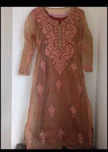 Elegant Embroidered Kurta Without Inner