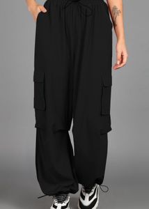 Black Baggy Cargo Pants