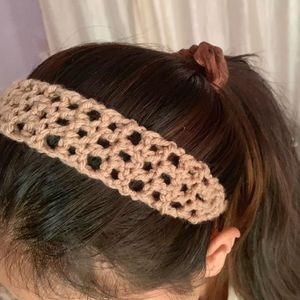 Crochet hair band