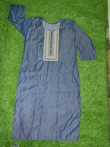 New Formal Kurti Looking Like Denim