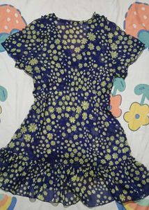 Floral Print Mini Dress