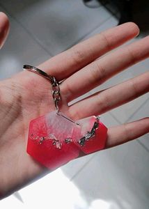 Dual Shade Resin Keychains