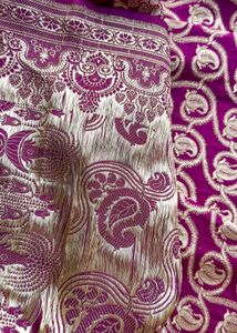 100% Pure Silk Wedding Wear Banarasi Saree