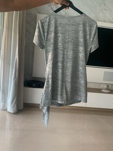 Fix price never worn before grey Shimmer T-shirt