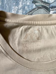 Beige Graphic T-Shirt